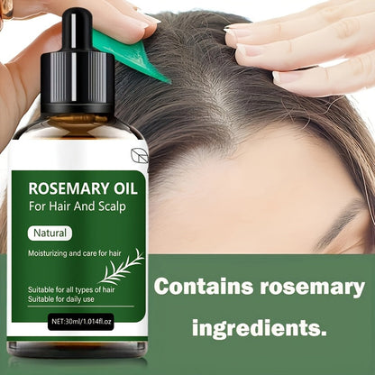 Rosemary Hair Oil Care, Makes Hair Look More Beautiful and Smooth Kerrastaz