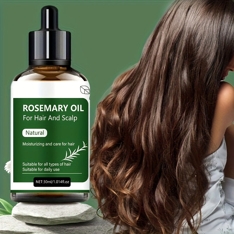 Rosemary Hair Oil Care, Makes Hair Look More Beautiful and Smooth Kerrastaz