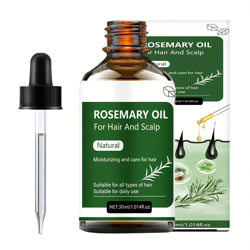 Rosemary Hair Oil Care, Makes Hair Look More Beautiful and Smooth Kerrastaz