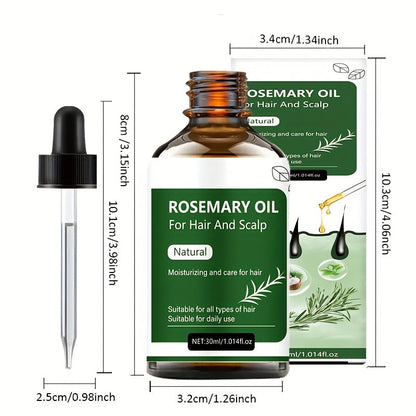 Rosemary Hair Oil Care, Makes Hair Look More Beautiful and Smooth Kerrastaz