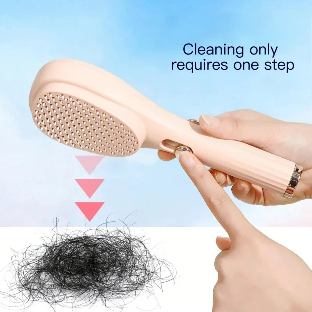 Self-Cleaning Portable Hair Collector Comb Kerrastaz