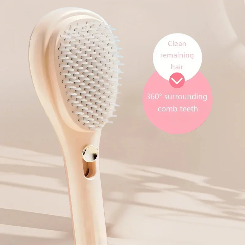 Self-Cleaning Portable Hair Collector Comb Kerrastaz